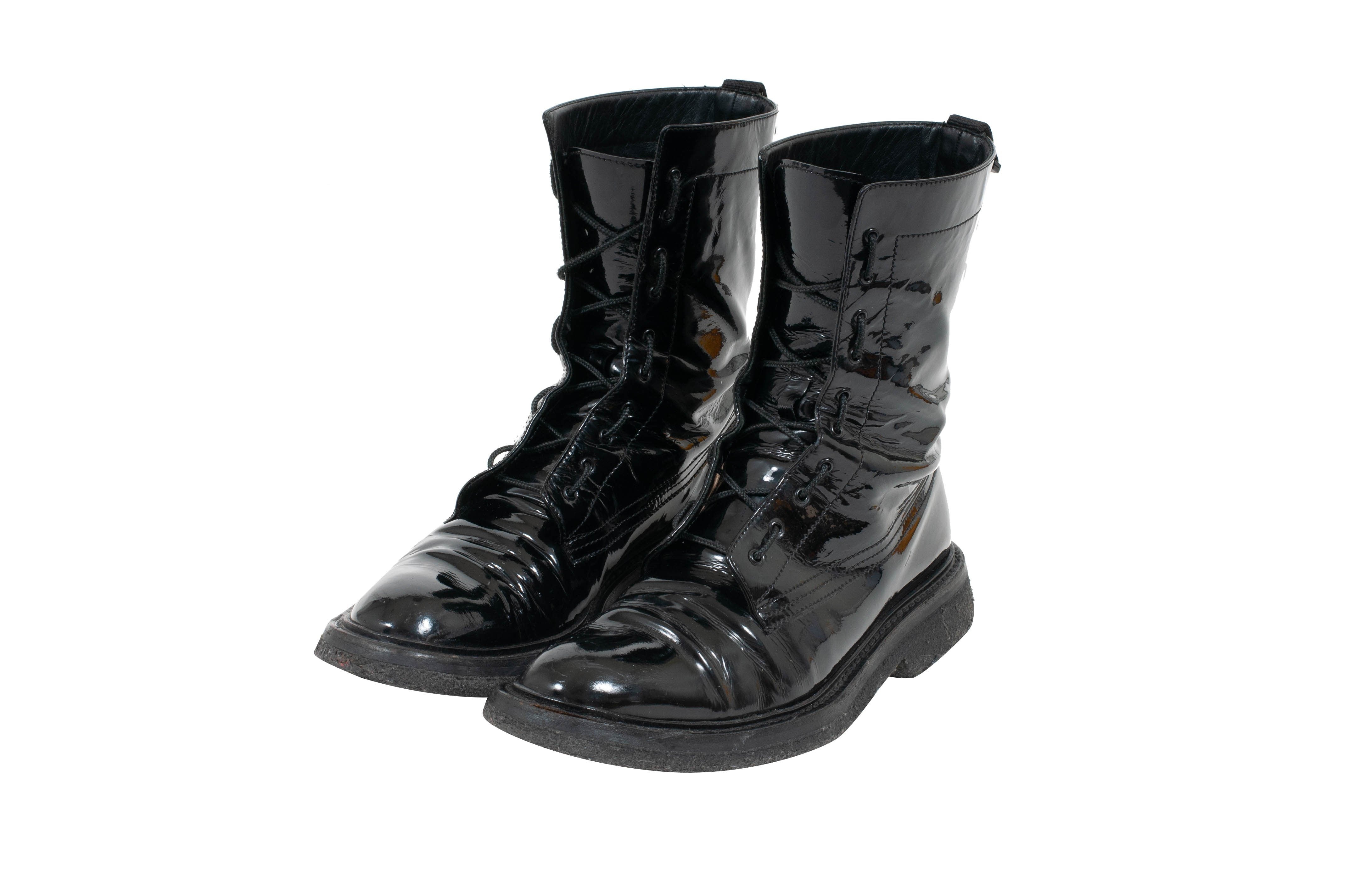 Dior  AW07 Navigate Combat Boots EU 42  Archaic Archive